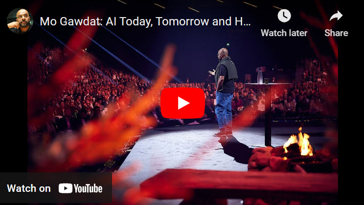 AI Today, Tomorrow and How To Save Our World – Mo Gawdat