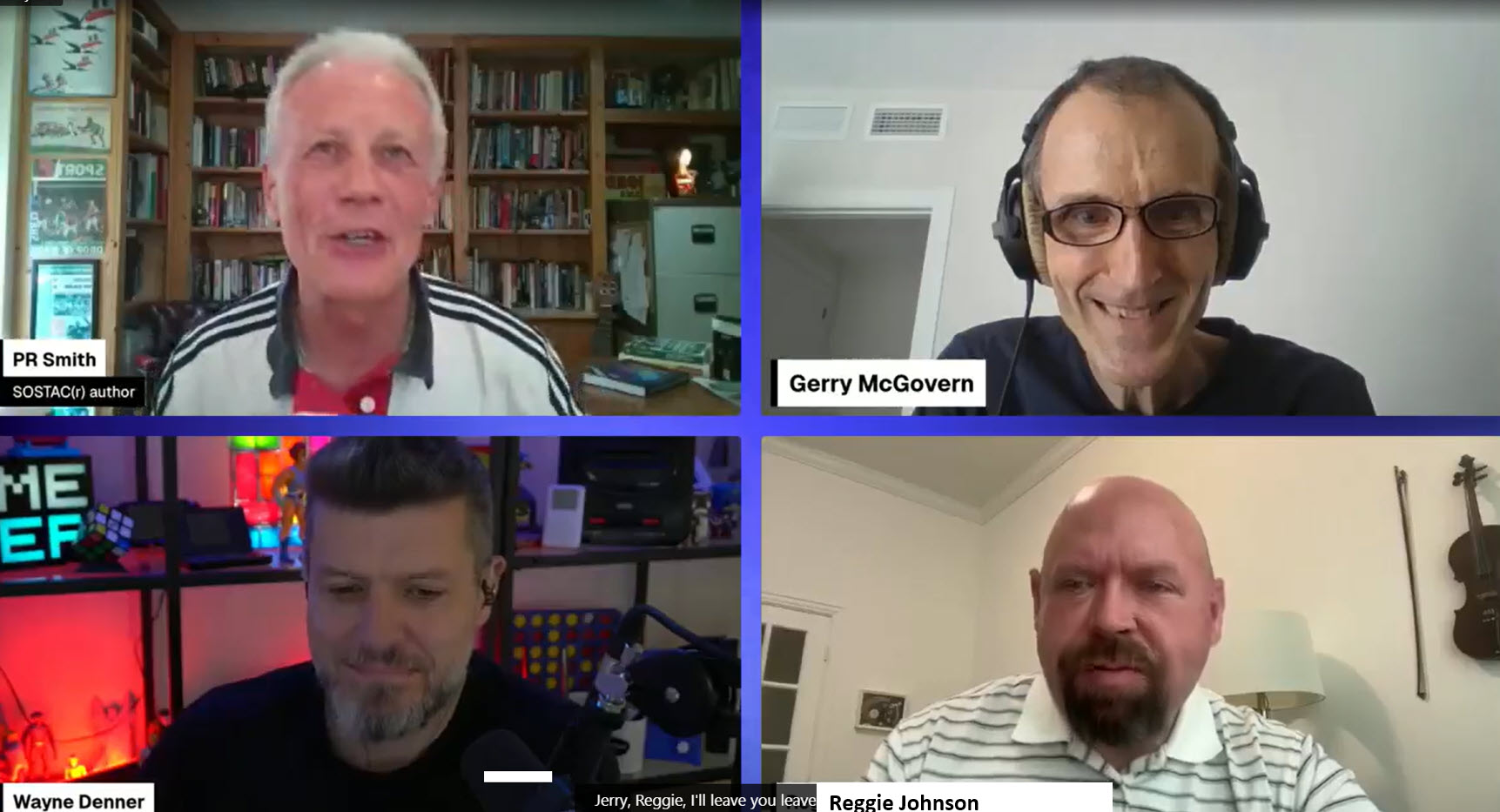 Gerry McGover, PR Smith, Wayne & Reggie