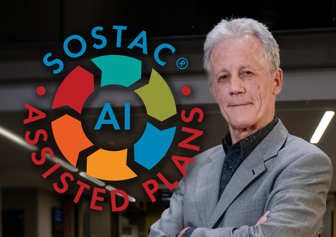 PR Smith and the SOSTAC AI Assisted Plans badge